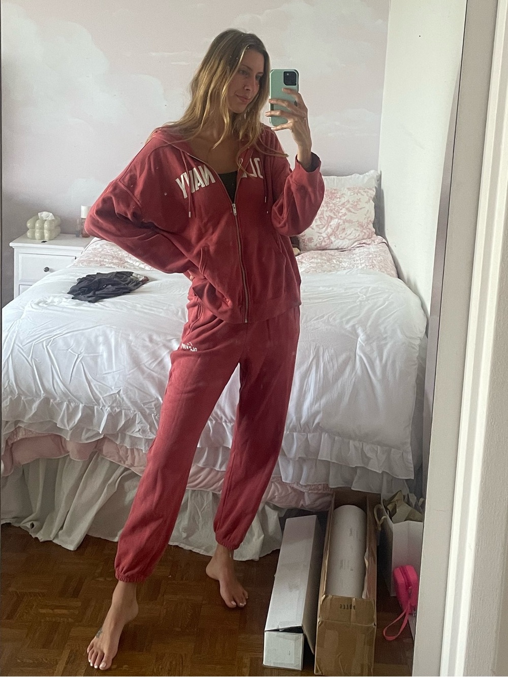 Old Navy Lounge Set - Cozy Zip-Front Hoodie & Jogger Set